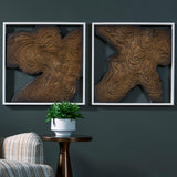 Landley Brown/White Wall Decor, Set of 2 by Ashley at Eve Furniture