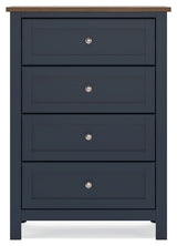 Landocken Brown/Blue Chest of Drawers