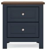 Landocken Brown/Blue Nightstand