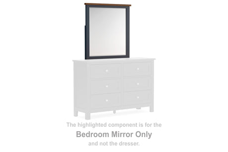 Landocken Brown/Blue Bedroom Mirror (Mirror Only) by Ashley at Eve Furniture