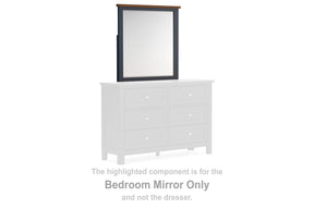 Landocken Brown/Blue Bedroom Mirror (Mirror Only) by ASHLEY FURNITURE at Eve Furniture