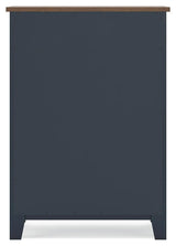 Landocken Brown/Blue Chest of Drawers by Ashley at Eve Furniture