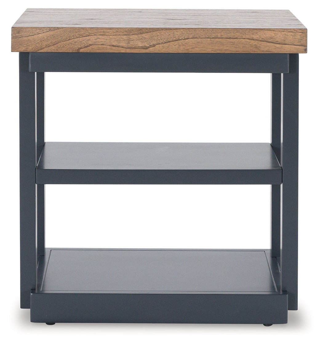 Landocken Brown/Blue Table by Ashley at Eve Furniture