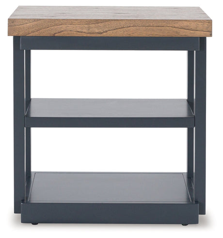 Landocken Brown/Blue Table by Ashley at Eve Furniture