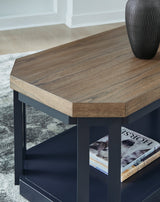 Landocken Brown/Blue Table by Ashley at Eve Furniture