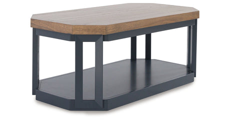 Landocken Brown/Blue Table by Ashley at Eve Furniture