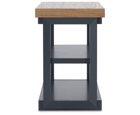 Landocken Brown/Blue Table by Ashley at Eve Furniture