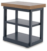 Landocken Brown/Blue Table by Ashley at Eve Furniture