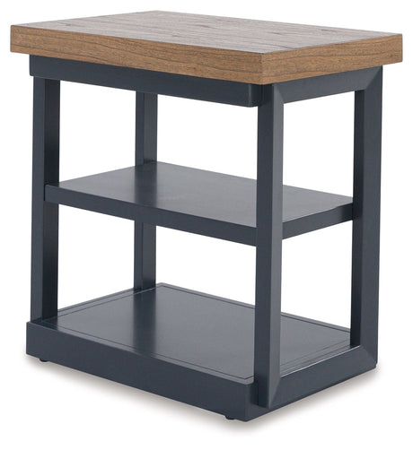 Landocken Brown/Blue Table by Ashley at Eve Furniture