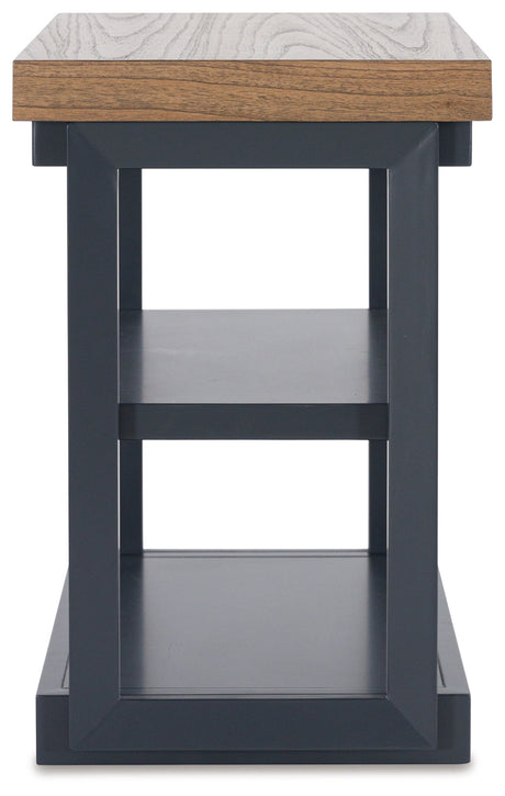 Landocken Brown/Blue Table by Ashley at Eve Furniture