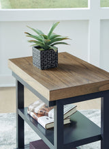 Landocken Brown/Blue Table by ASHLEY FURNITURE at Eve Furniture
