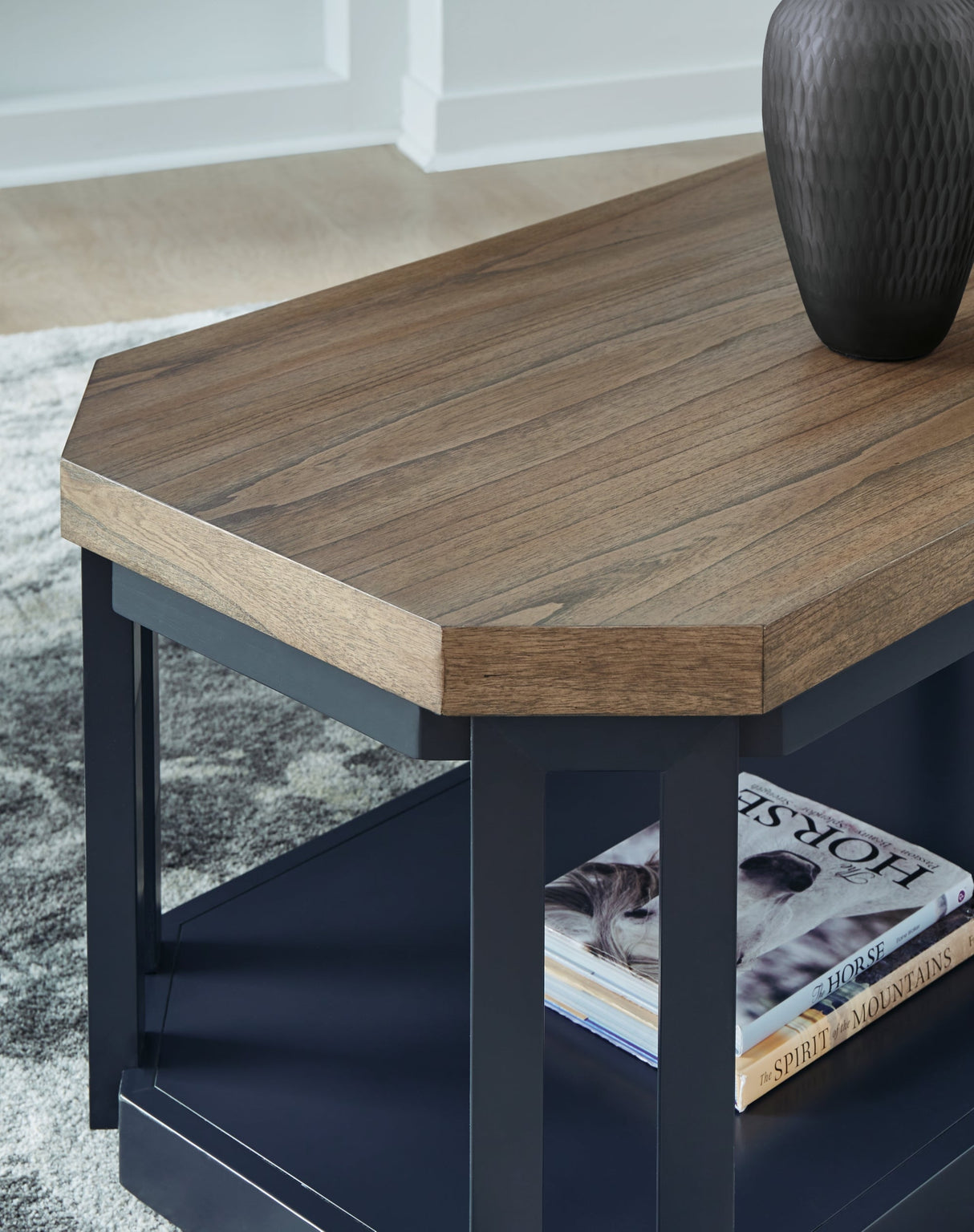 Landocken Brown/Blue Table by ASHLEY FURNITURE at Eve Furniture