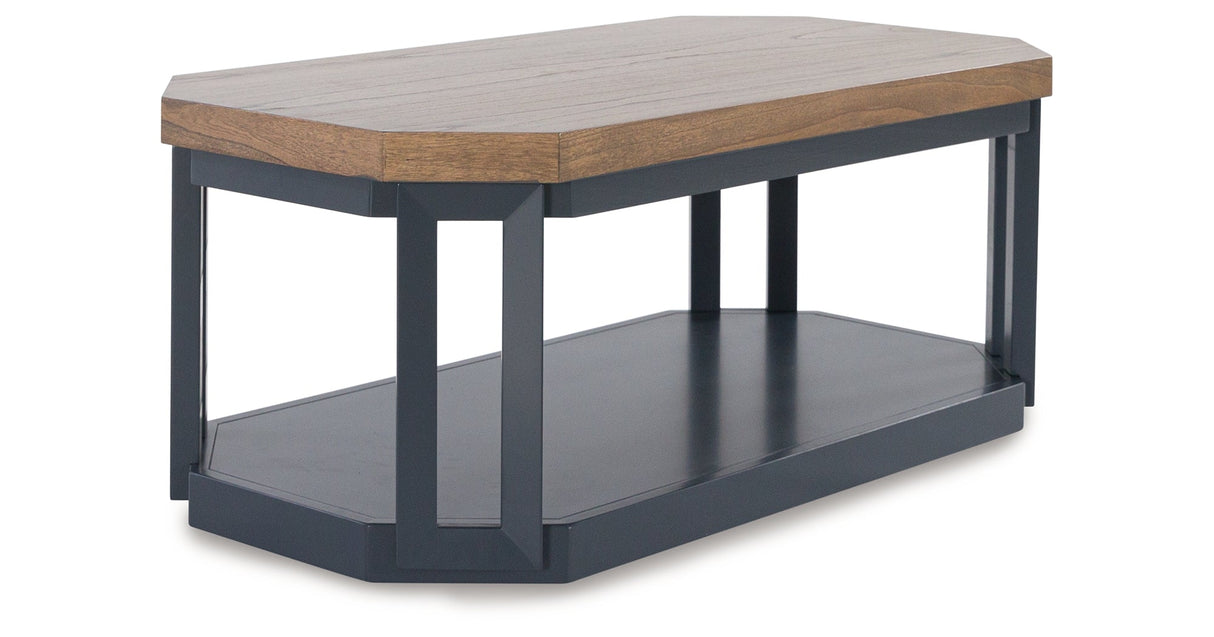 Landocken Brown/Blue Table by ASHLEY FURNITURE at Eve Furniture