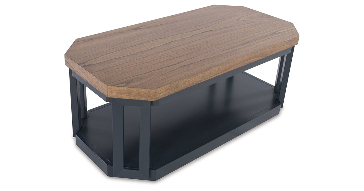 Landocken Brown/Blue Table by ASHLEY FURNITURE at Eve Furniture