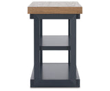 Landocken Brown/Blue Table by ASHLEY FURNITURE at Eve Furniture