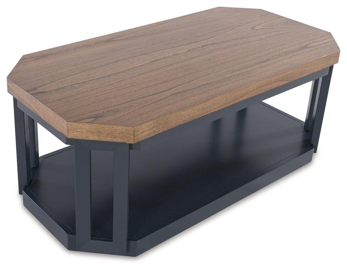 Landocken Brown/Blue Table by ASHLEY FURNITURE at Eve Furniture