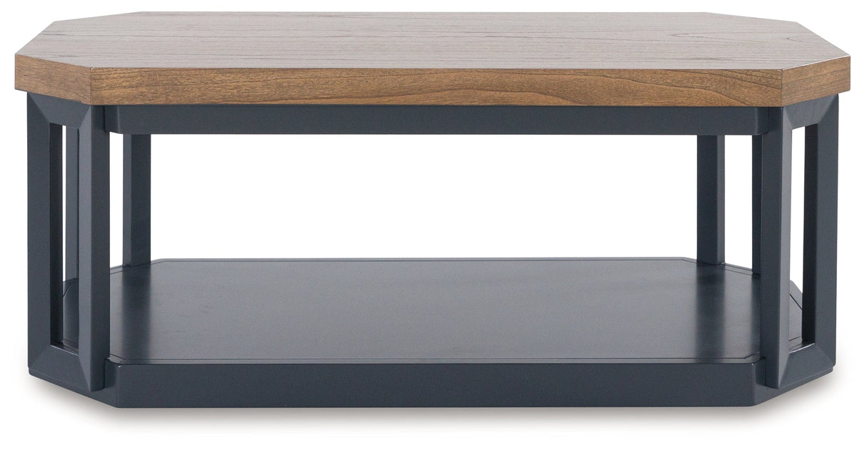 Landocken Brown/Blue Table by ASHLEY FURNITURE at Eve Furniture