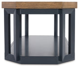 Landocken Brown/Blue Table by ASHLEY FURNITURE at Eve Furniture