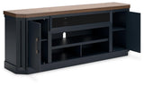 Landocken Two-tone 83" TV Stand by Ashley at Eve Furniture