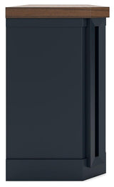 Landocken Two-tone 83" TV Stand by Ashley at Eve Furniture