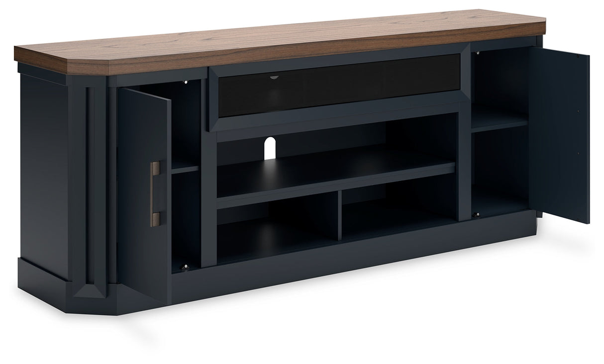 Landocken Two-tone 83" TV Stand