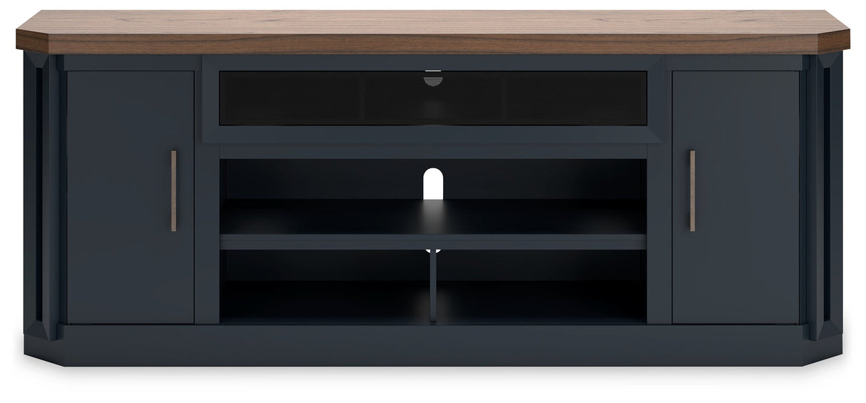 Landocken Two-tone 83" TV Stand