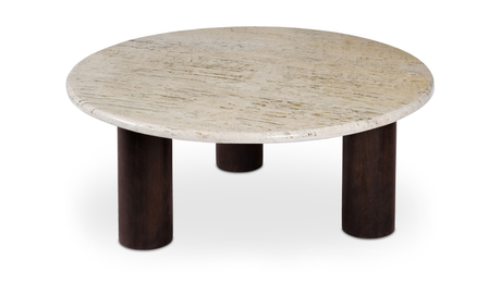 Landon Coffee Table Beige Travertine by Moe's Home at Eve Furniture