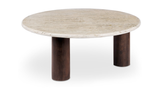 Landon Coffee Table Beige Travertine by Moe's Home at Eve Furniture