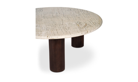 Landon Coffee Table Beige Travertine by Moe's Home at Eve Furniture