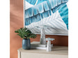 Landon Silver 2 Piece Mushroom Sculptures by Crestview at Eve Furniture