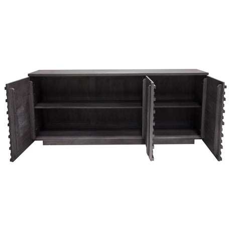 Landscape Espresso Grey Acacia Sideboard by Diamond Sofa at Eve Furniture