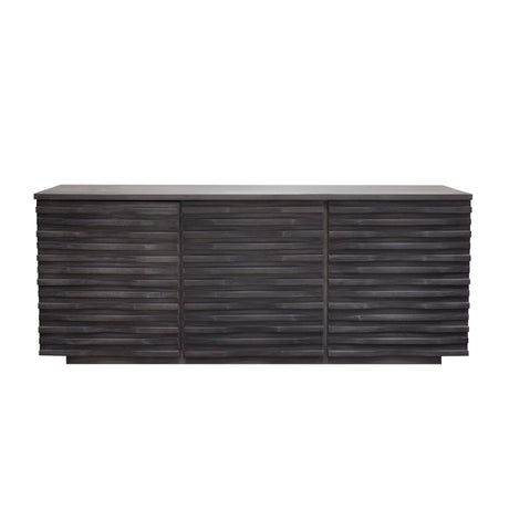 Landscape Espresso Grey Acacia Sideboard by Diamond Sofa at Eve Furniture