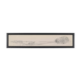 Landscape in Graphite No.2 by Mercana Studio Textured Framed Artwork Matted by Mercana at Eve Furniture
