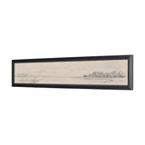 Landscape in Graphite No.3 by Mercana Studio Textured Framed Artwork Matted by Mercana at Eve Furniture