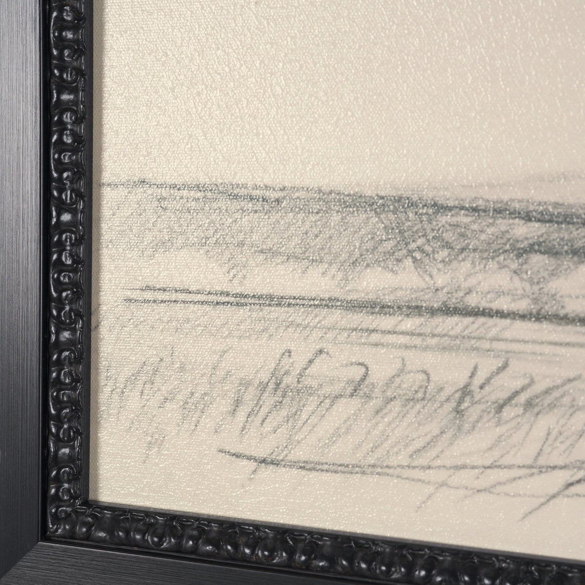 Landscape in Graphite No.3 by Mercana Studio Textured Framed Artwork Matted by Mercana at Eve Furniture
