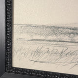 Landscape in Graphite No.3 by Mercana Studio Textured Framed Artwork Matted by Mercana at Eve Furniture