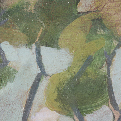 Landscape Tapestry I by Mercana Studio Hand-Embellished Textured Framed Canvas Artwork by Mercana at Eve Furniture
