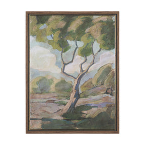 Landscape Tapestry I by Mercana Studio Hand-Embellished Textured Framed Canvas Artwork by Mercana at Eve Furniture