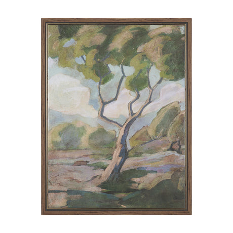 Landscape Tapestry I by Mercana Studio Hand-Embellished Textured Framed Canvas Artwork by Mercana at Eve Furniture