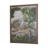 Landscape Tapestry II by Mercana Studio Hand-Embellished Textured Framed Canvas Artwork by Mercana at Eve Furniture