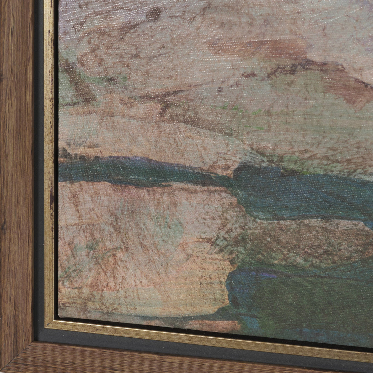 Landscape Tapestry II by Mercana Studio Hand-Embellished Textured Framed Canvas Artwork by Mercana at Eve Furniture