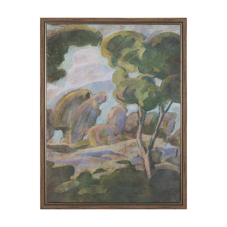 Landscape Tapestry II by Mercana Studio Hand-Embellished Textured Framed Canvas Artwork by Mercana at Eve Furniture