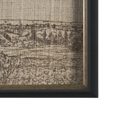 Landscape with an Oak Tree by Hercules Segers a Hand Embellished Framed Decograph Art Print by Mercana at Eve Furniture
