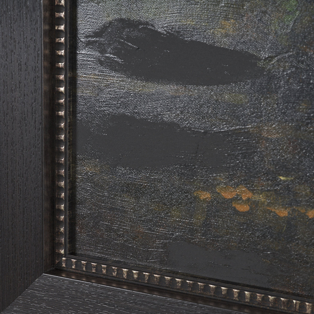 Landscape with Ducks by Charles-Francois Daubigny Textured Framed Artwork Matted by Mercana at Eve Furniture