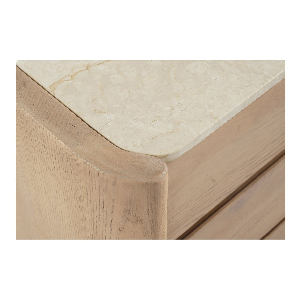Lane 6 Drawer Dresser Natural by Moe's Home at Eve Furniture