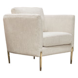 Lane Cream Chair by Diamond Sofa at Eve Furniture