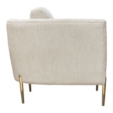Lane Cream Chair by Diamond Sofa at Eve Furniture