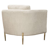 Lane Cream Chair by Diamond Sofa at Eve Furniture
