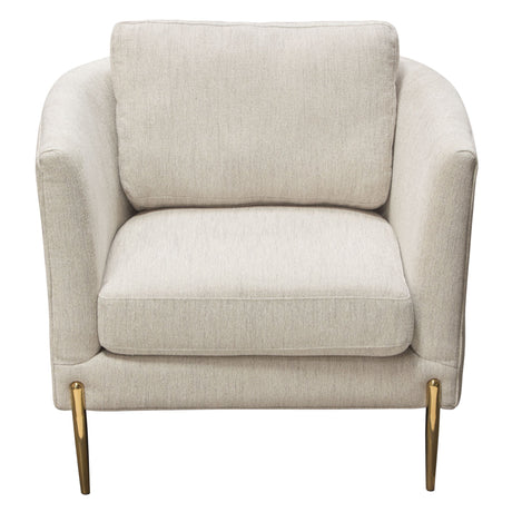 Lane Cream Chair by Diamond Sofa at Eve Furniture