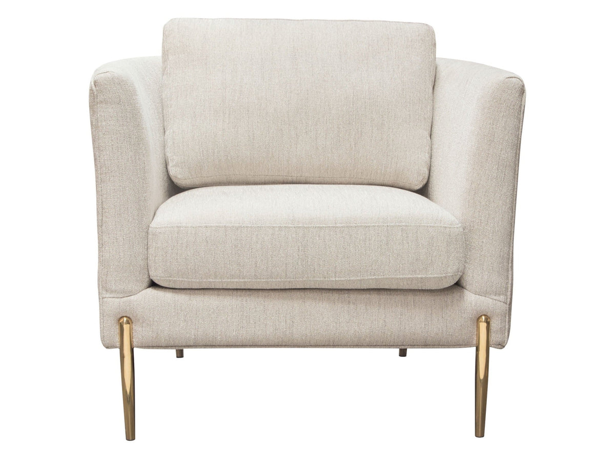 Lane Cream Chair by Diamond Sofa at Eve Furniture